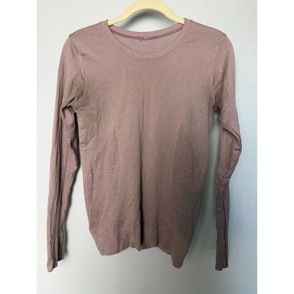 Lululemon Swiftly Tech Mesh 2.0 Shirt Womens Mauve Barrecore Athletic Streetwear